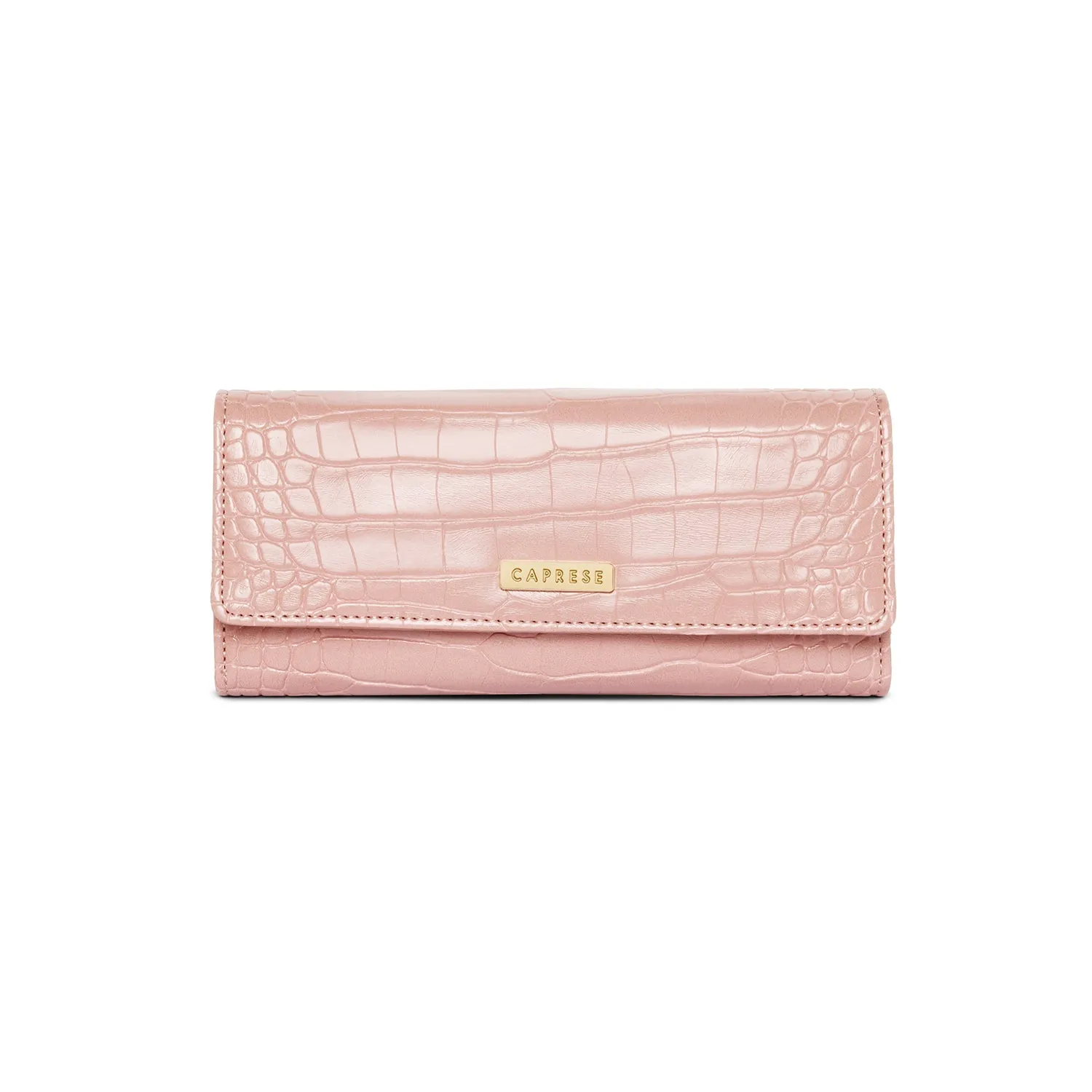 Caprese Ariana Flap Wallet Medium Pink