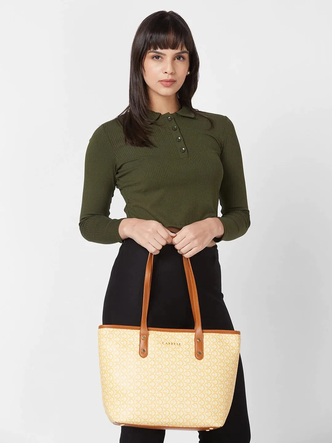 Caprese Callie Tote Large Tan