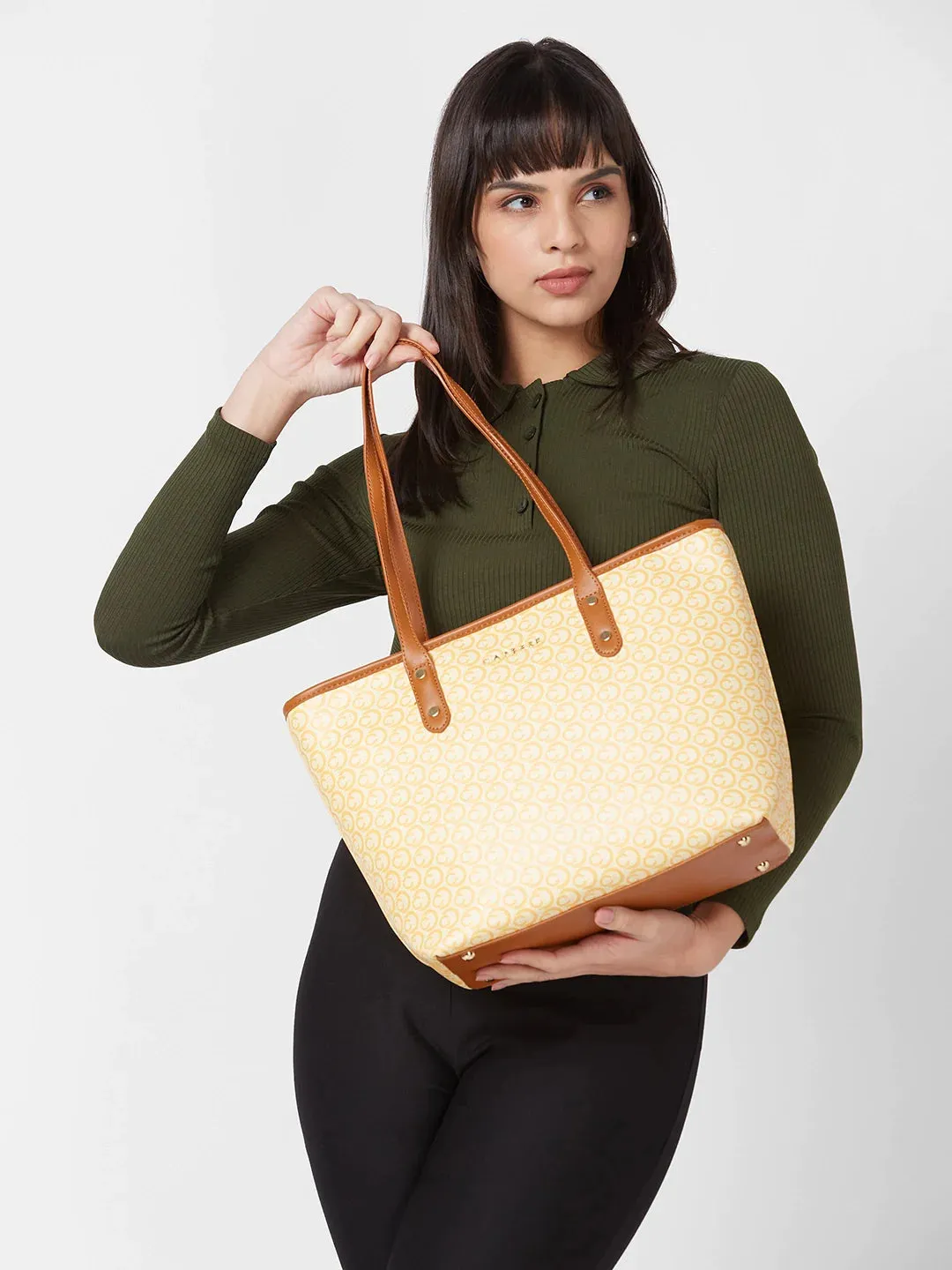 Caprese Callie Tote Large Tan