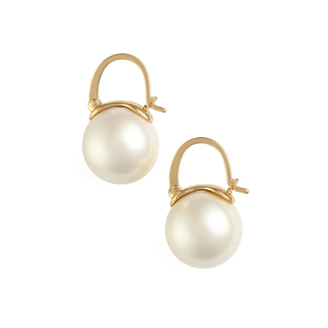 Celina Pearl Earrings Man-made Pearls