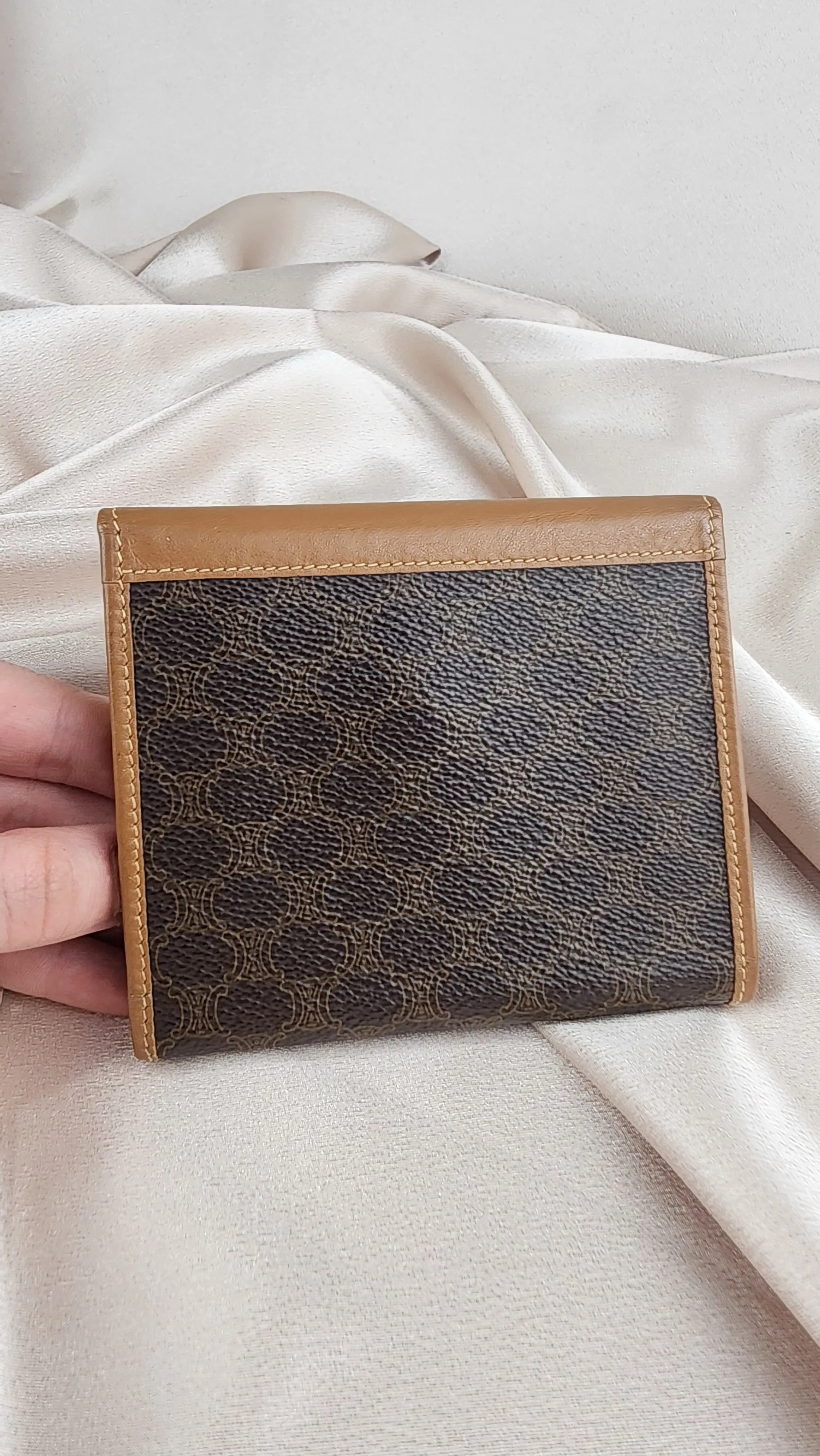 Celine Brown Macadam Compact Wallet - 912