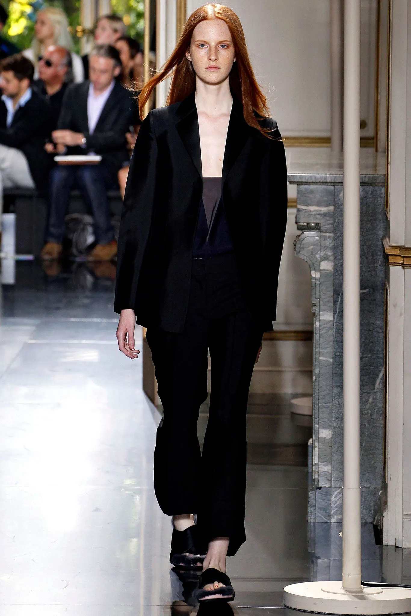 CELINE BY PHOEBE PHILO TUXEDO Blazer with Satin Lapels Orig. $3500 | FR 36