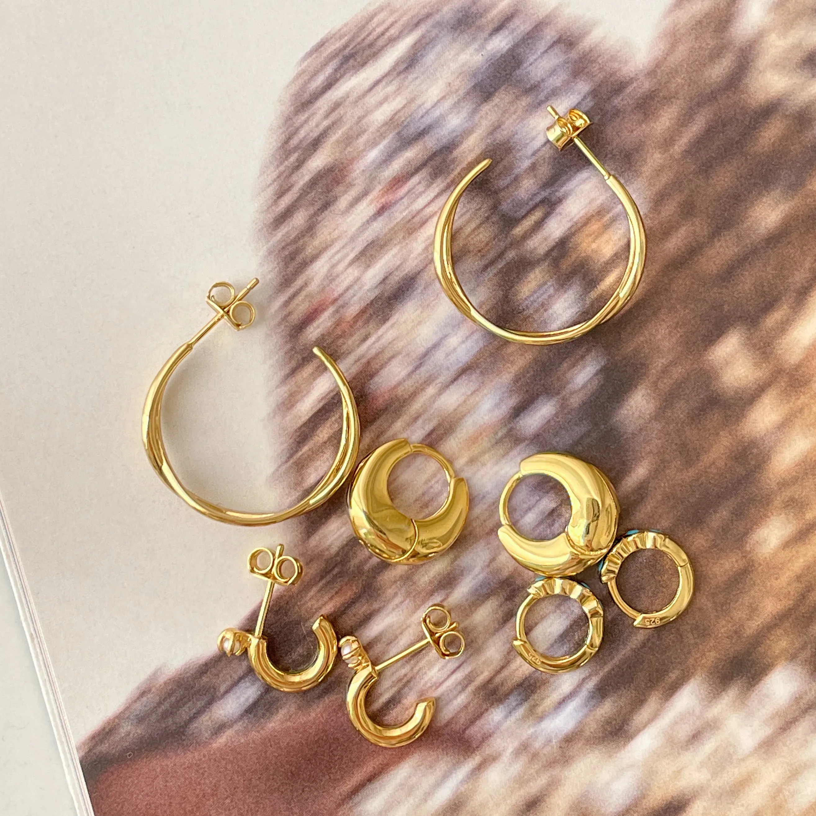 CELINE HOOPS GOLD