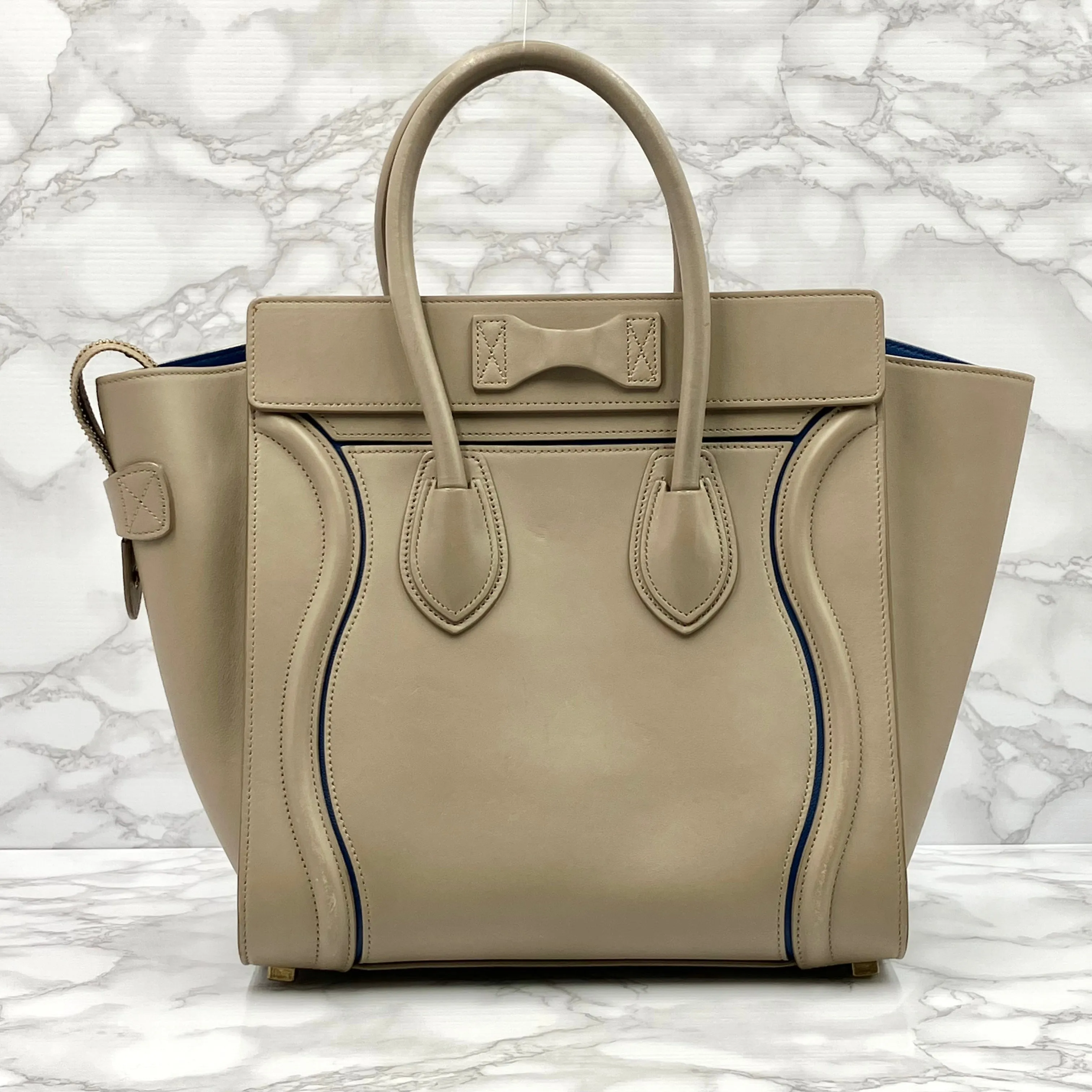 CELINE Luggage Micro Shopper