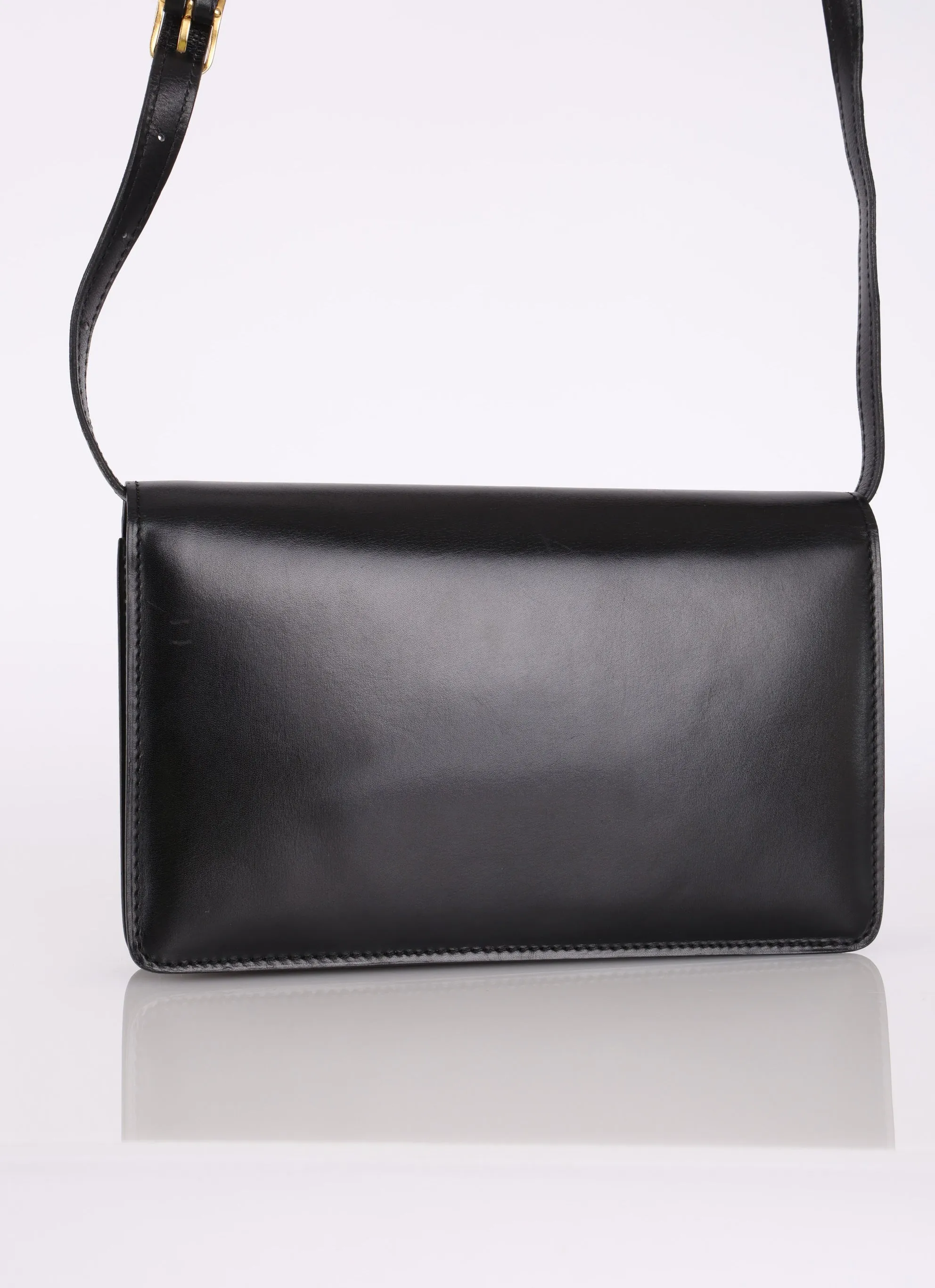 Celine Triomphe Box Calf Shoulder Bag