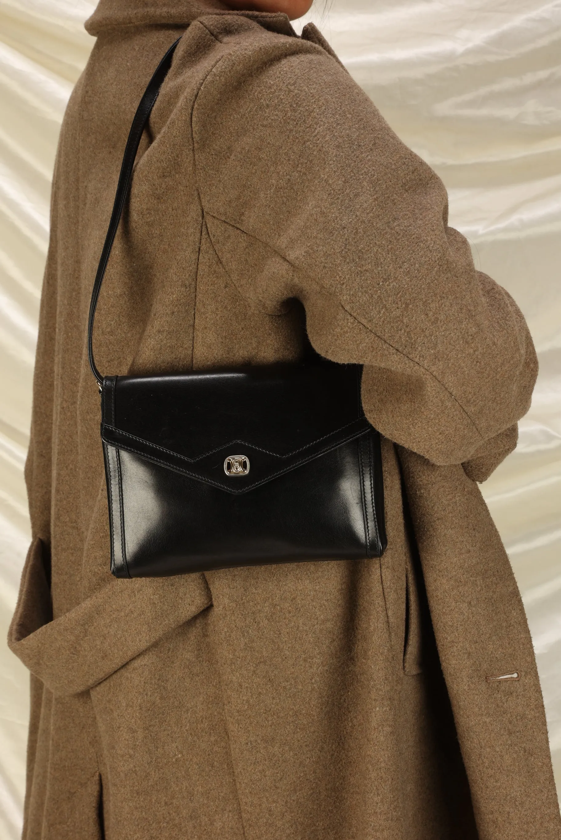 Celine Triomphe Boxcalf Pochette