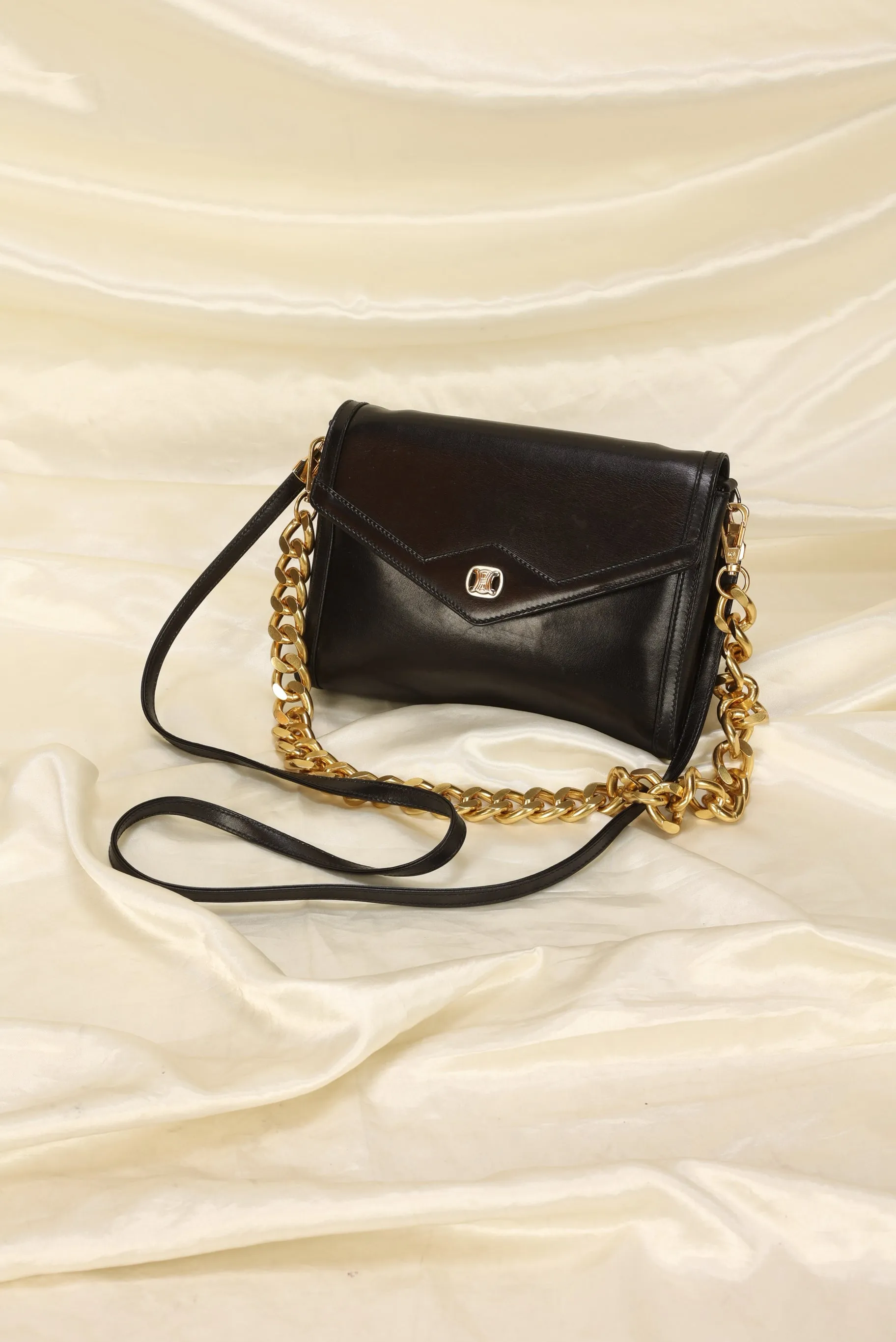 Celine Triomphe Boxcalf Pochette