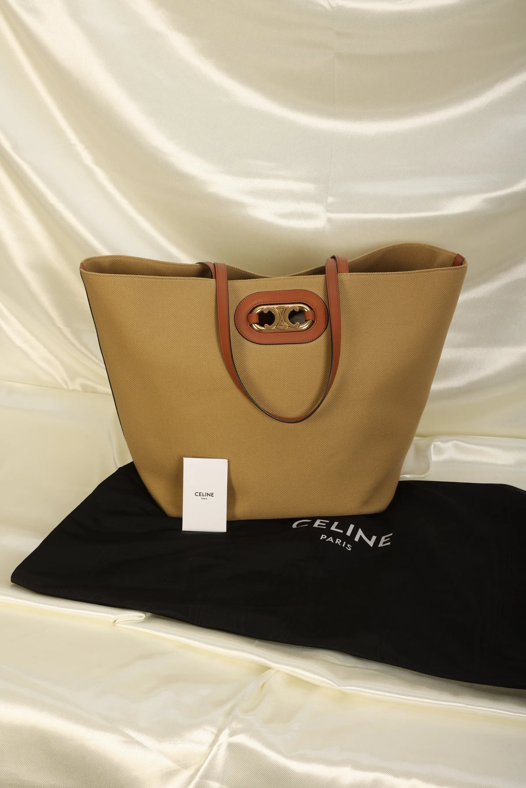 Celine Triomphe Canvas Tote