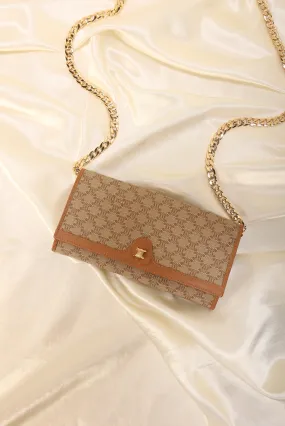 Celine Triomphe Wallet on Chain