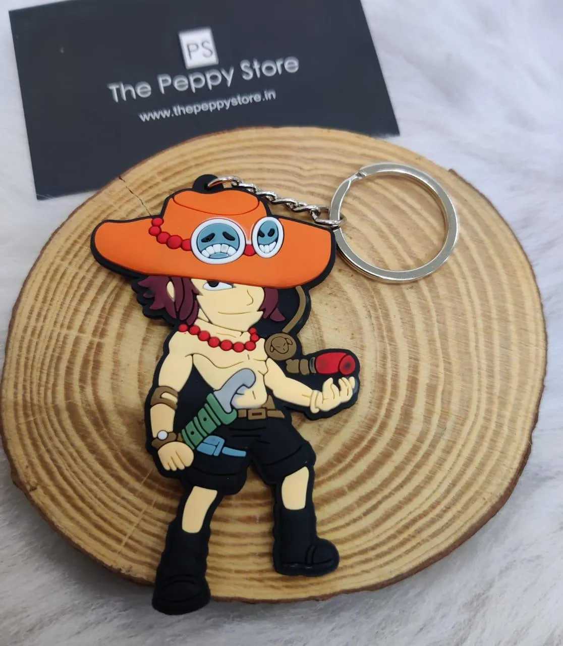 Character 2D Rubber Keychain  (Choose From DropDown Menu)