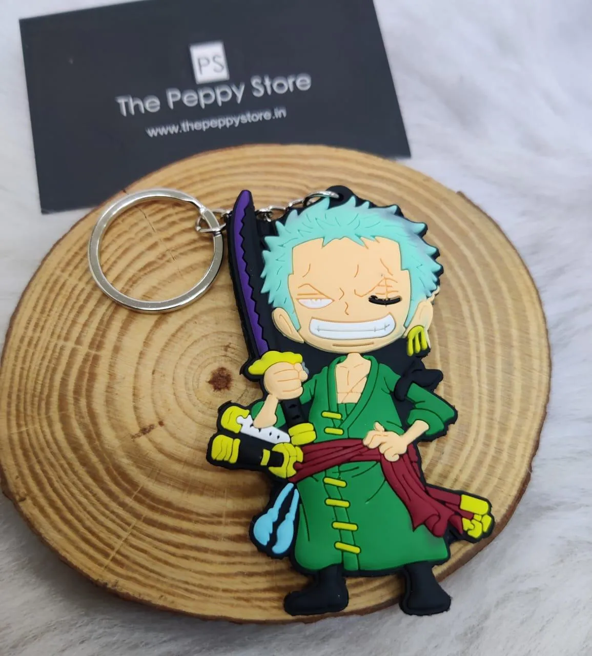 Character 2D Rubber Keychain  (Choose From DropDown Menu)