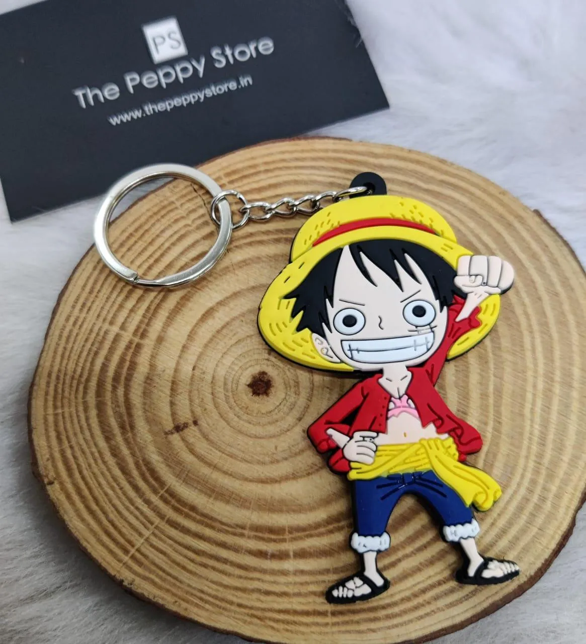 Character 2D Rubber Keychain  (Choose From DropDown Menu)