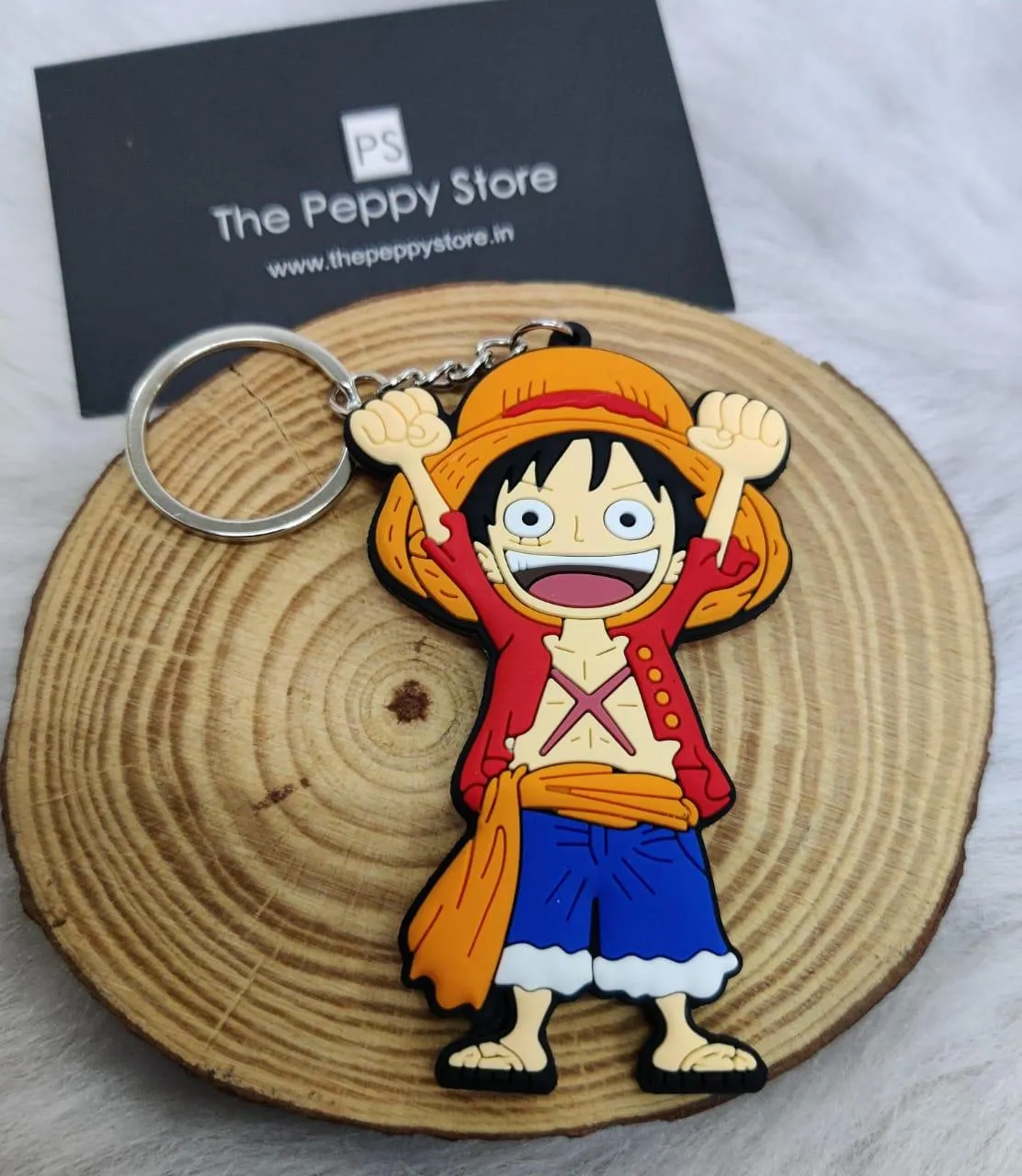 Character 2D Rubber Keychain  (Choose From DropDown Menu)