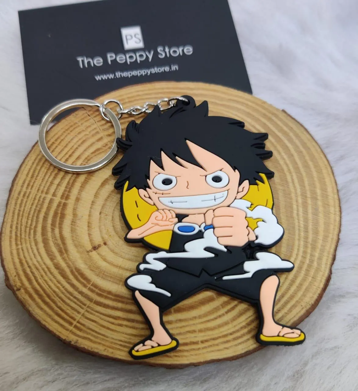 Character 2D Rubber Keychain  (Choose From DropDown Menu)