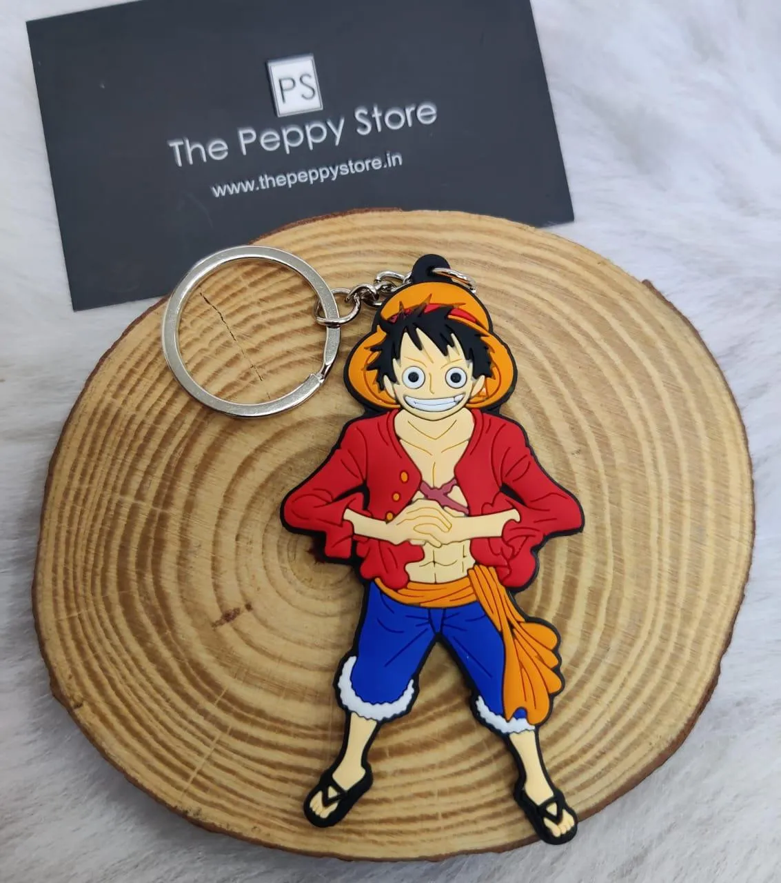 Character 2D Rubber Keychain  (Choose From DropDown Menu)