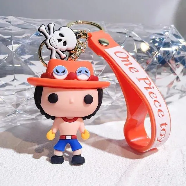 Character 3D Silicon Keychain with Bagcharm and Strap (Choose From DropDown Menu)