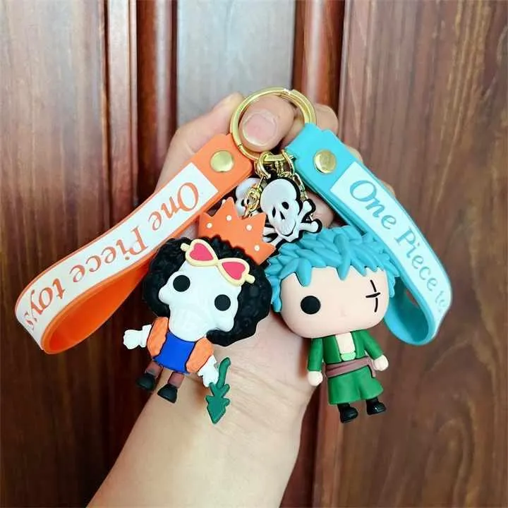 Character 3D Silicon Keychain with Bagcharm and Strap (Choose From DropDown Menu)