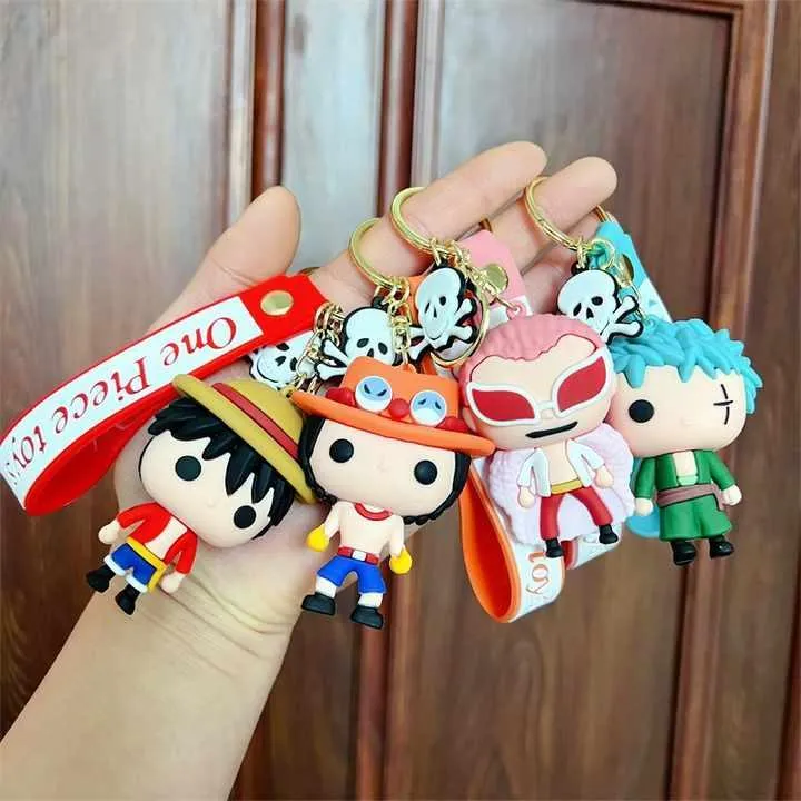 Character 3D Silicon Keychain with Bagcharm and Strap (Choose From DropDown Menu)