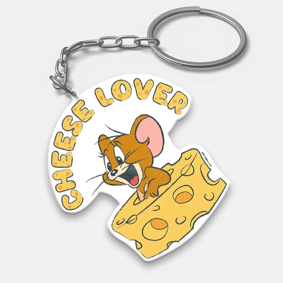 Cheese Lover Jerry Acrylic Keychain