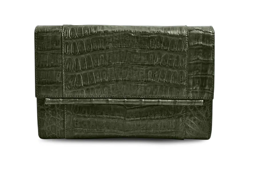 Clara Crocodile Clutch