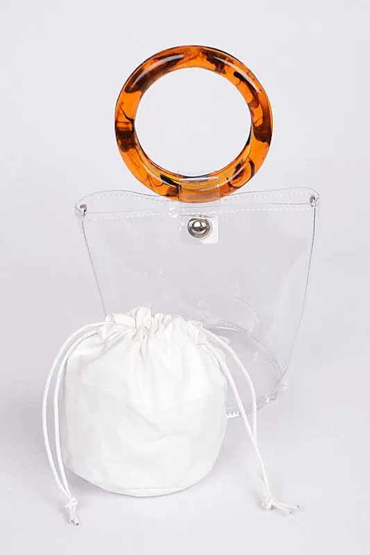 CLEAR BUCKET BAG