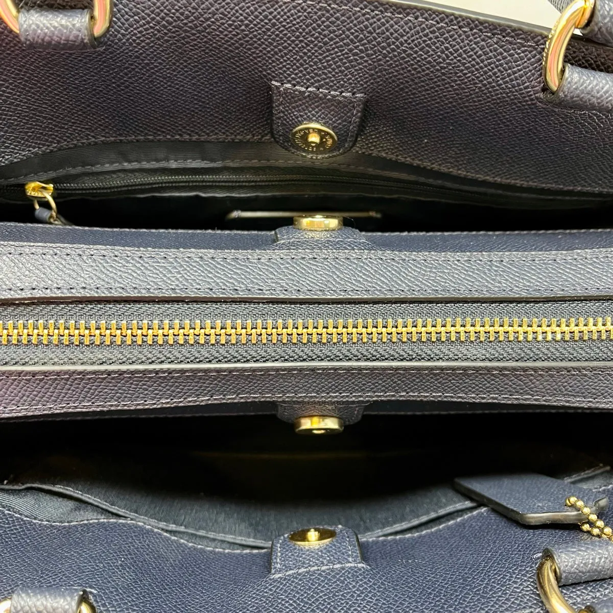 Coach Leather Handle Bag