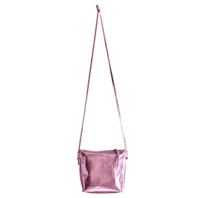 Diana Crossbody Bag in Metallic Rose