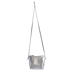 Diana Crossbody Bag in Metallic Silver