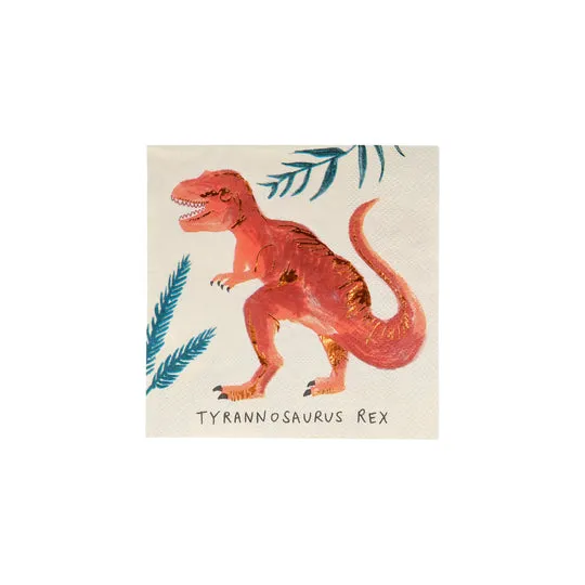 Dinosaur Kingdom Small Napkins (x 16)