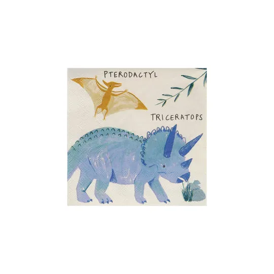 Dinosaur Kingdom Small Napkins (x 16)