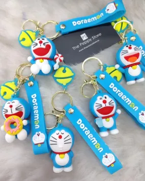 Doraemon Silicon Keychain (Select From Drop Down Menu)