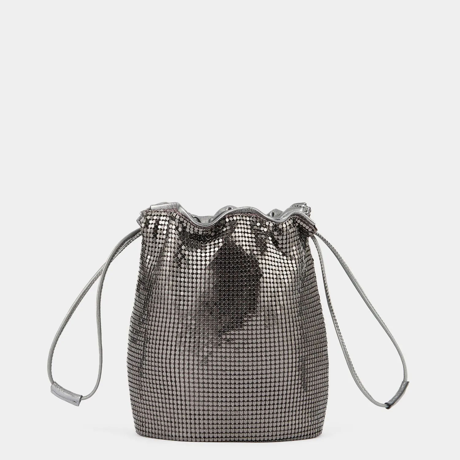 Eyes Mesh Drawstring Pouch