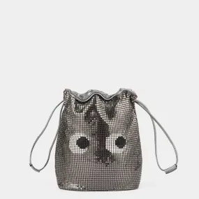 Eyes Mesh Drawstring Pouch