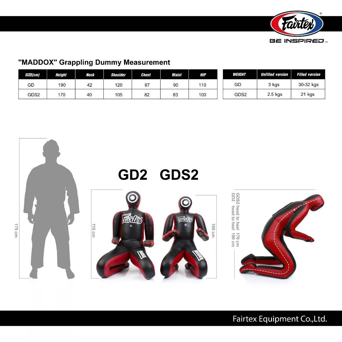 Fairtex Maddox II Ultimate Grappling Dummy