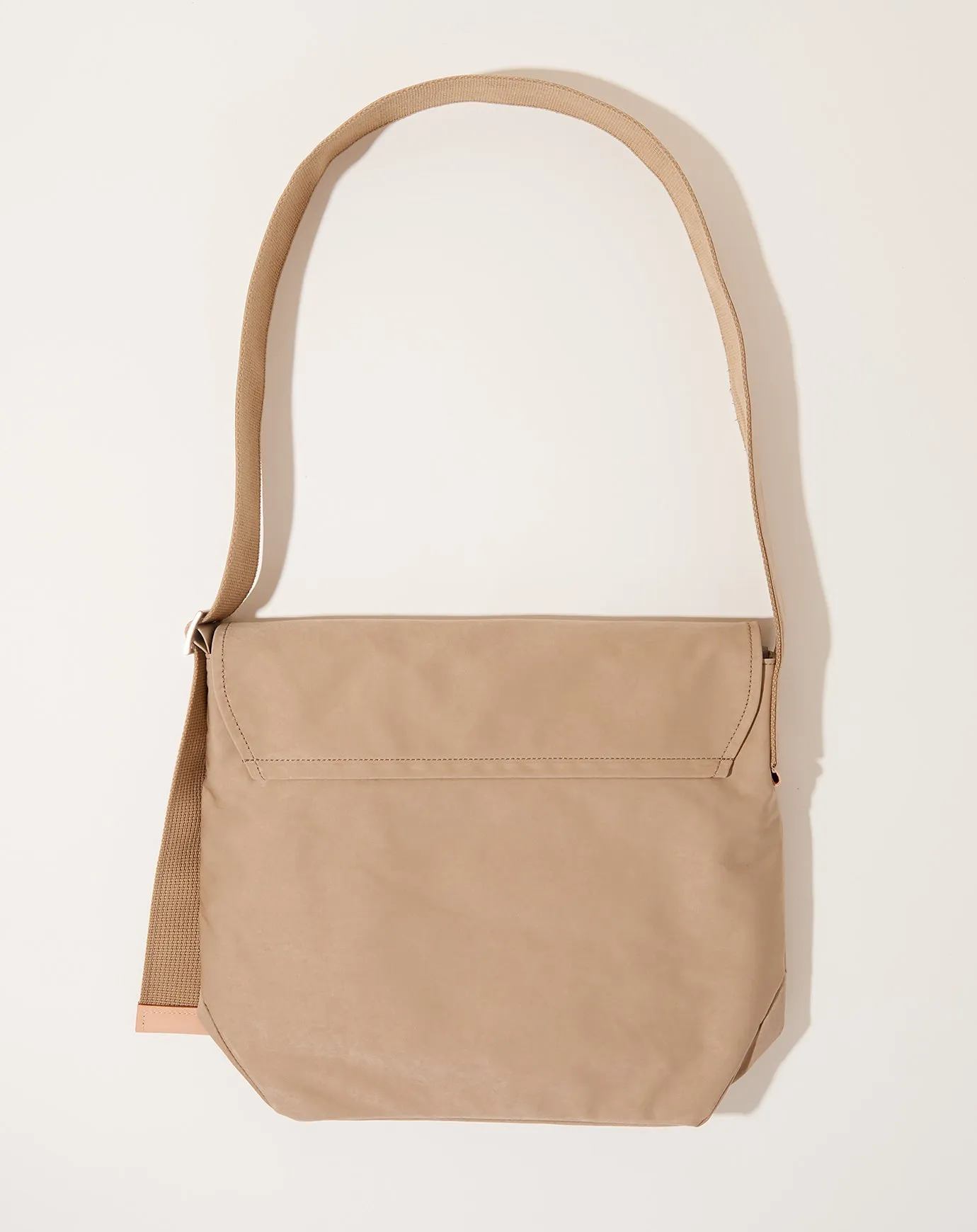 Flap Shoulder Bag in Beige