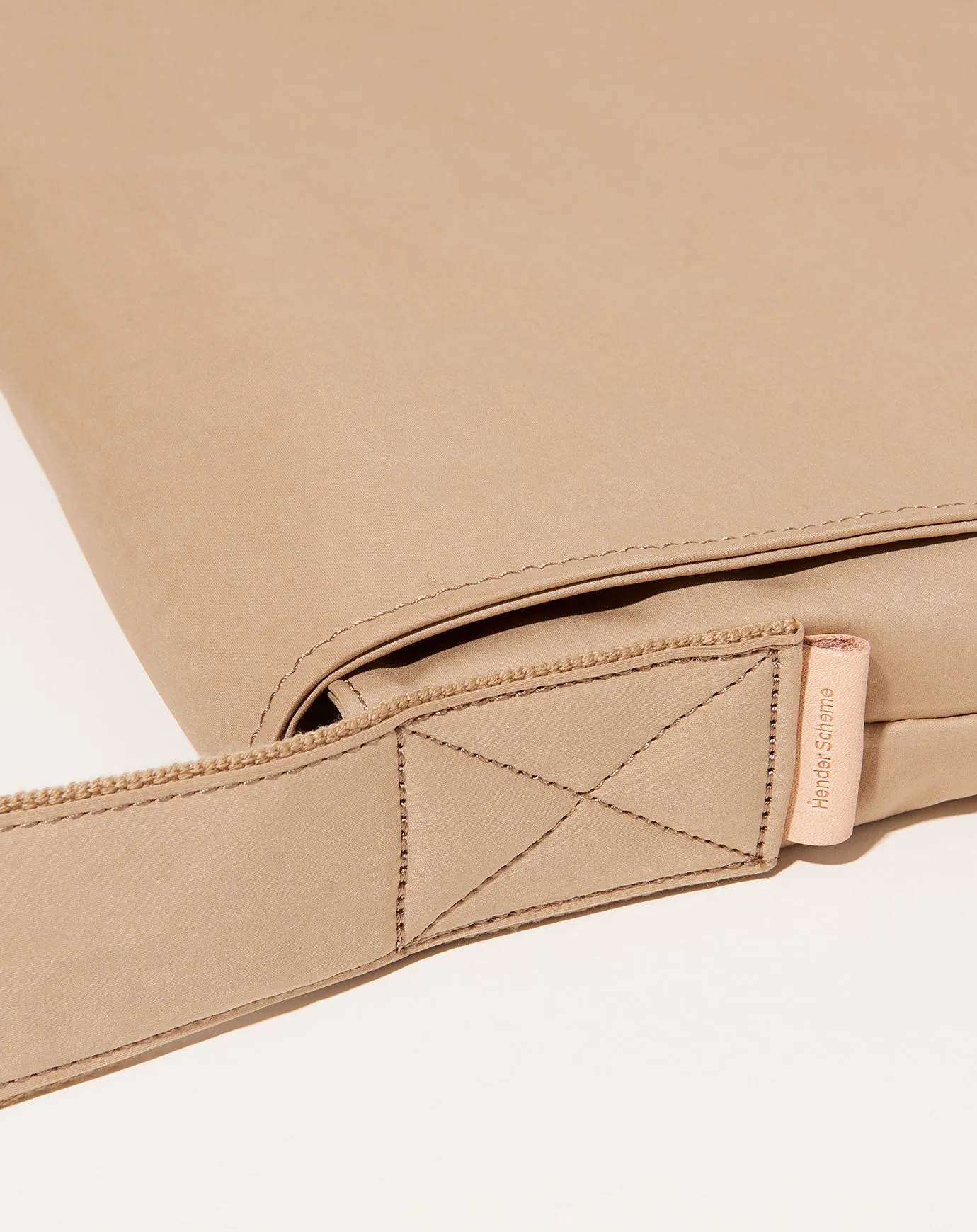 Flap Shoulder Bag in Beige