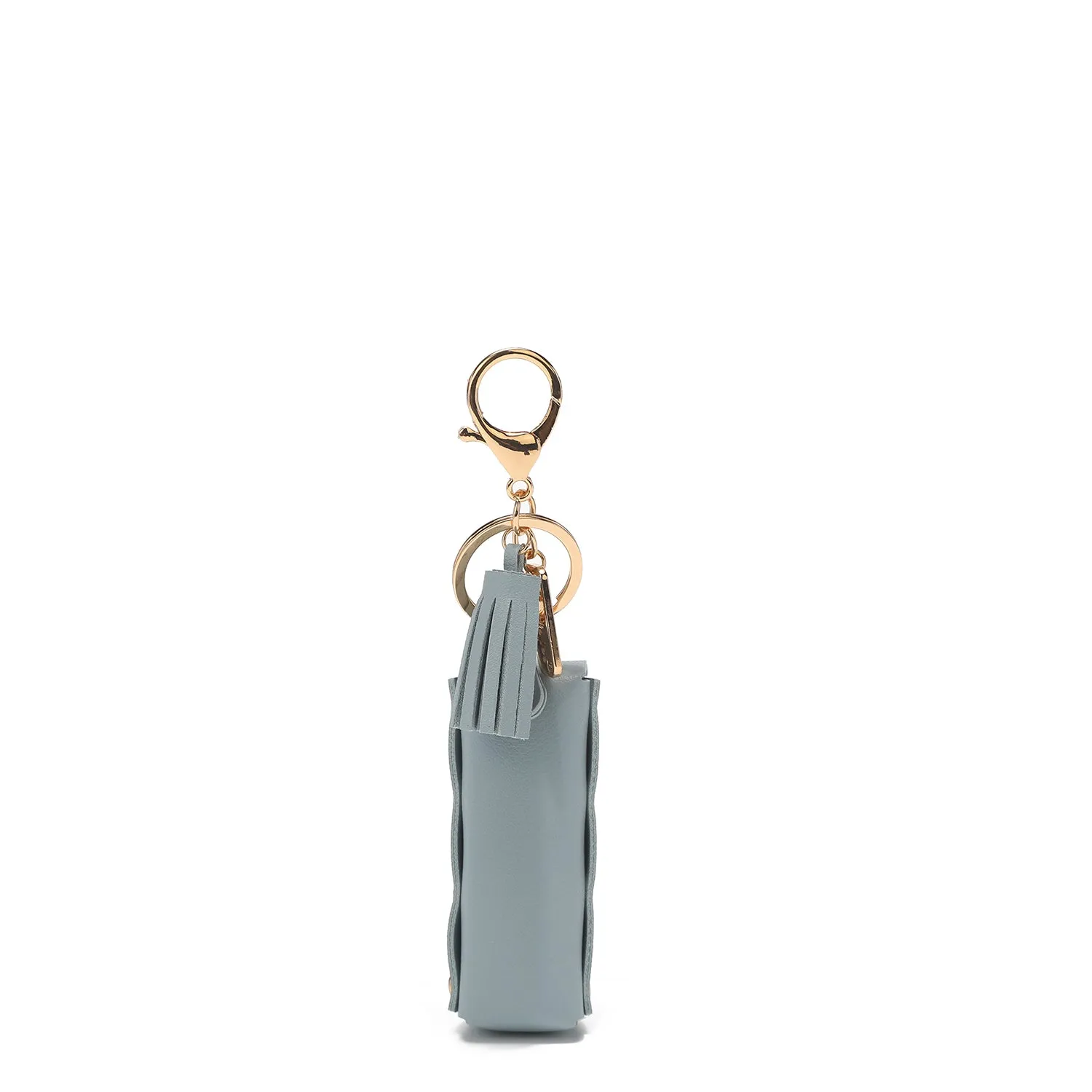 FLOWER LIPSTICK HOLDER KEYCHAIN