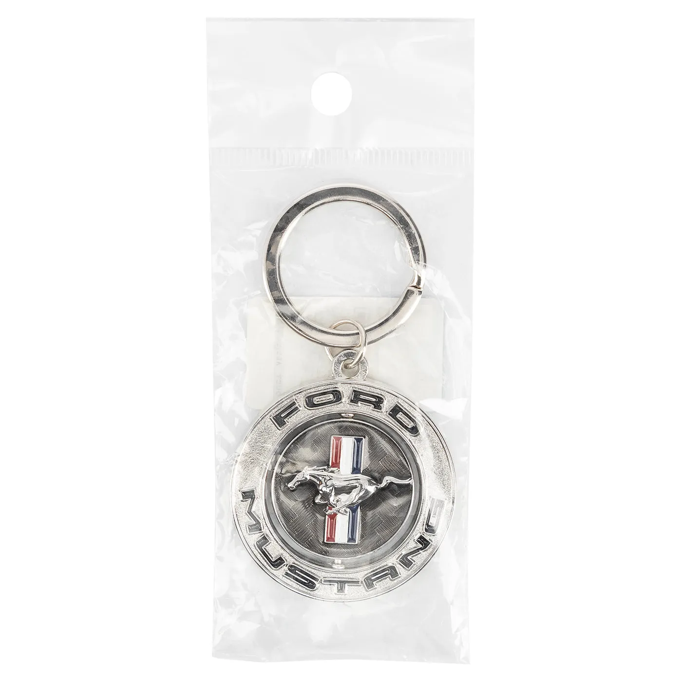 Ford Mustang Tribar Spinner Keychain