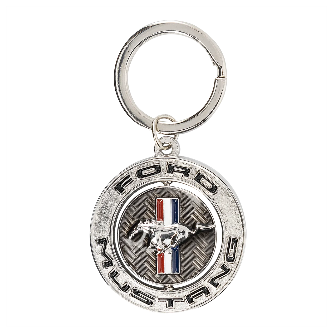 Ford Mustang Tribar Spinner Keychain