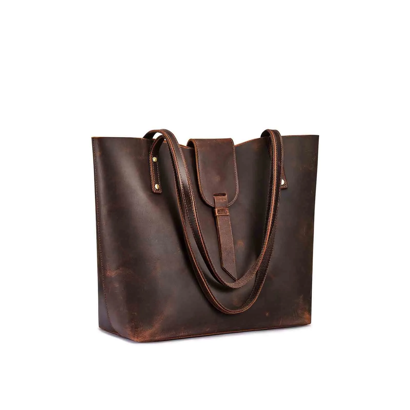 Genuine Leather Tote Purse