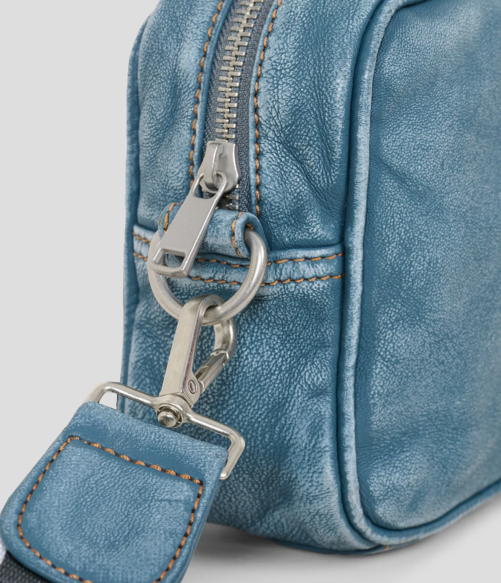 Gia Leather Crossbody Camera Bag