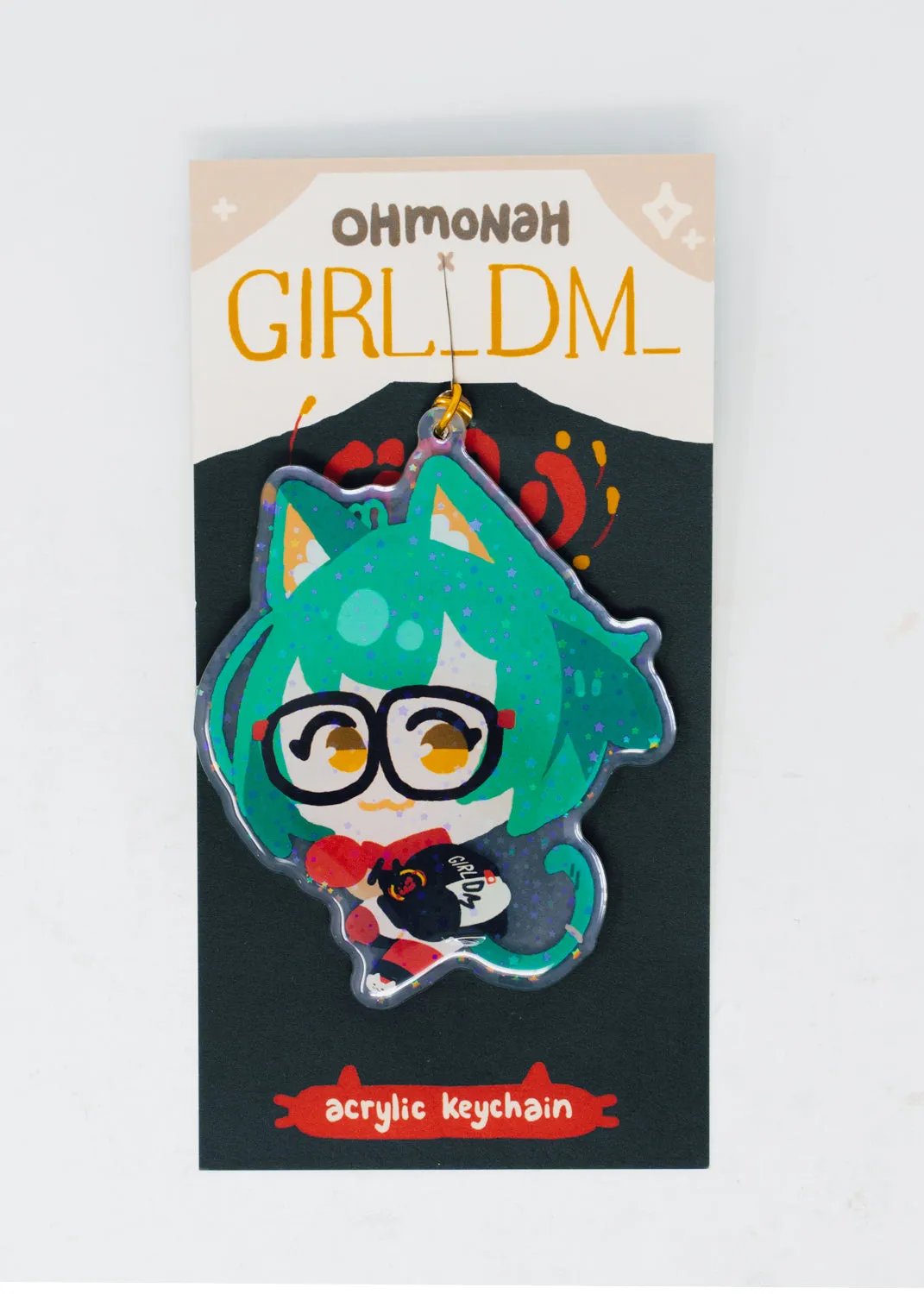 GIRL_DM_ x OHMONAH keychain