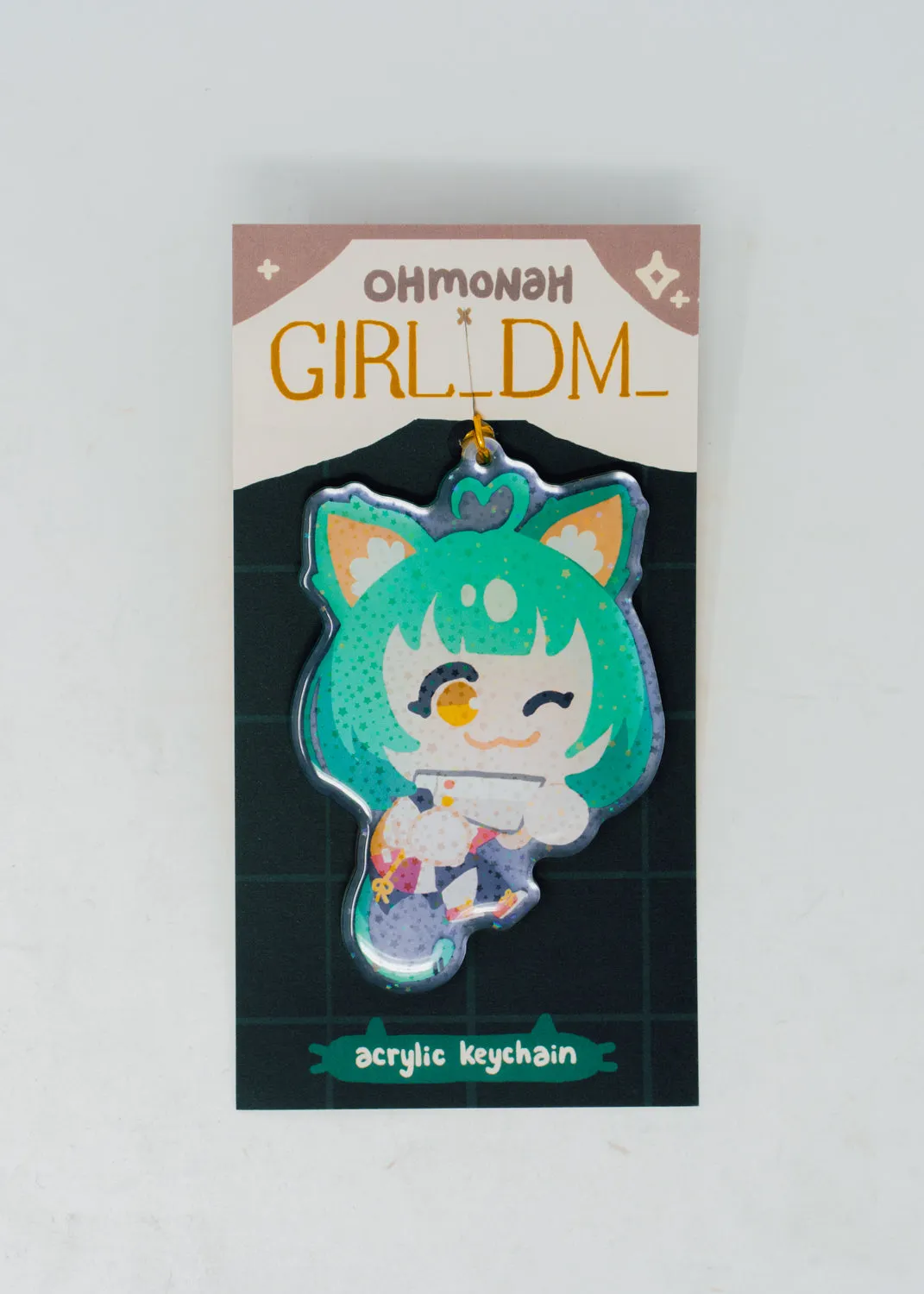 GIRL_DM_ x OHMONAH keychain