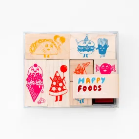 Happy Foods Stamp Kit