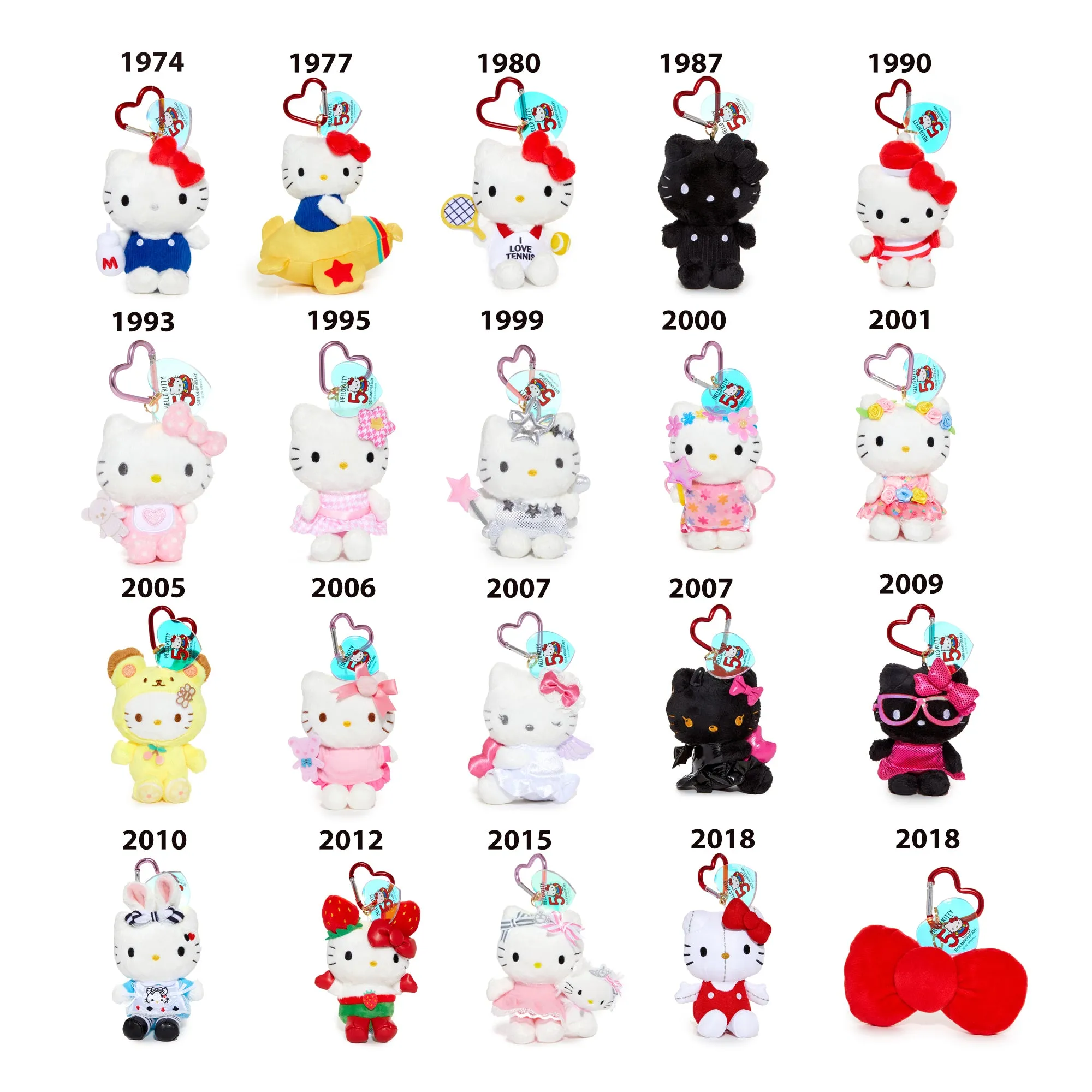 Hello Kitty 50th Anniversary Plush Mascot (2012)