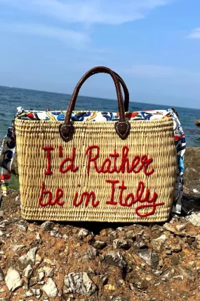 I'd Rather Italy Tote