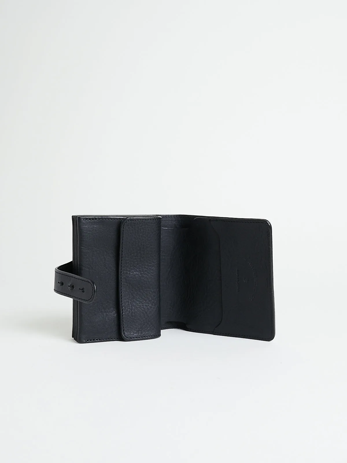 Jabara Short Wallet in Black