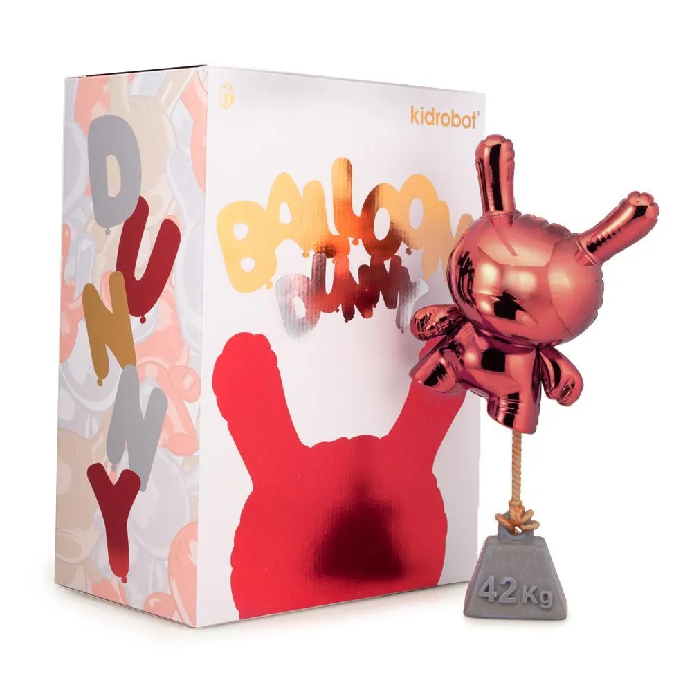 Kidrobot Balloon Dunny 8" Art Figure by Wendigo Toys - Red Edition