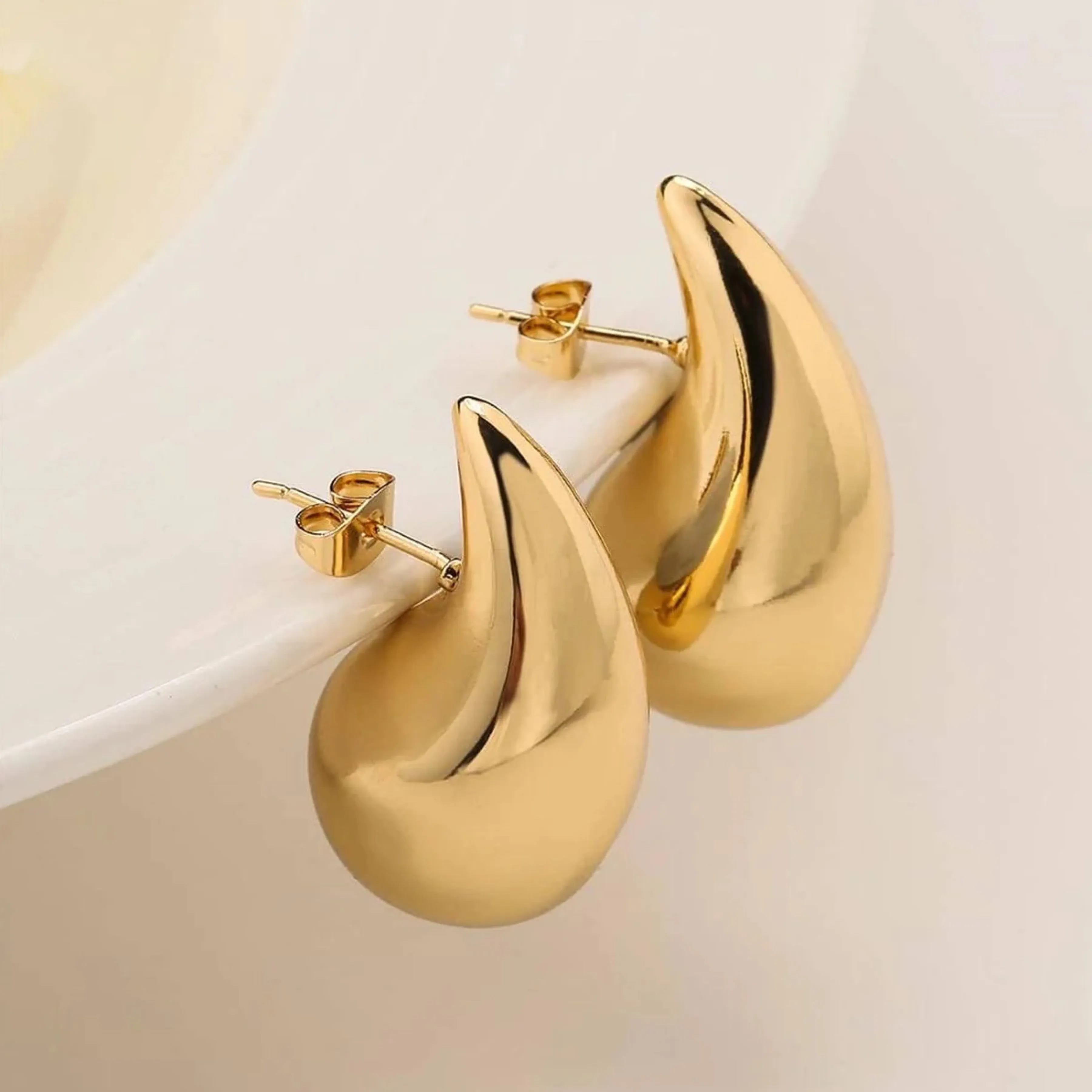 Kylie Water Drop Chunky Earrings