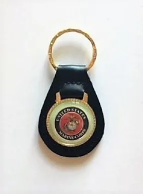 Leather EGA Keychain